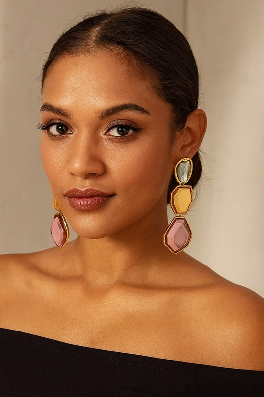 Multicolour Dangling Earrings