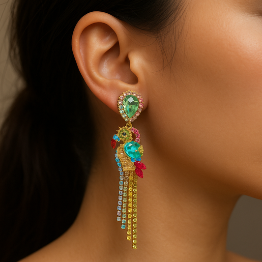 Perroquet Cheerful Earrings