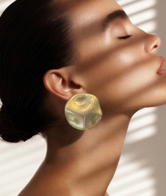 Solar Disc Earrings