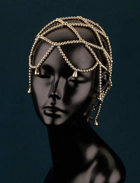 Lily Golden Head Piece
