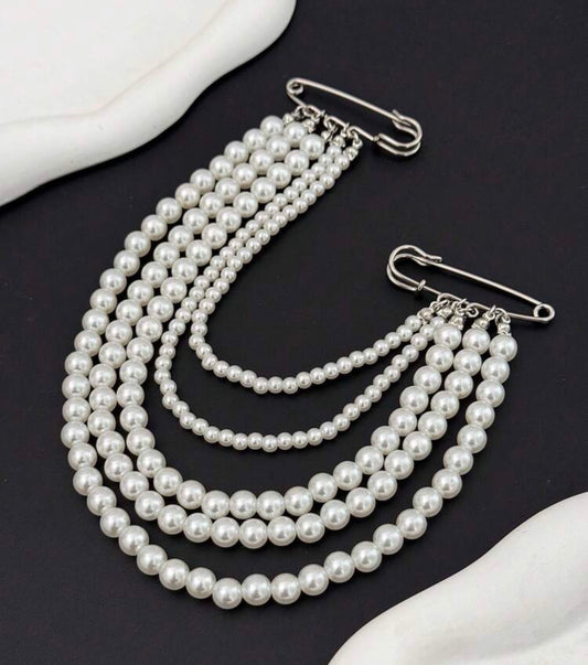 Perle Pendante Brooch