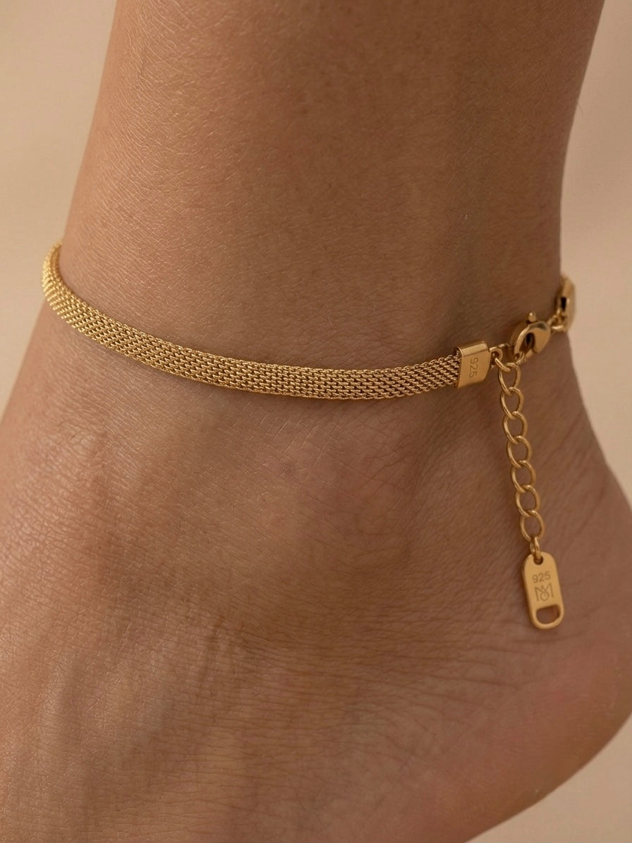 Stainless Steel Premium Lily Anklet