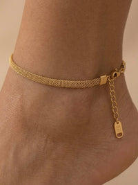 Stainless Steel Premium Lily Anklet