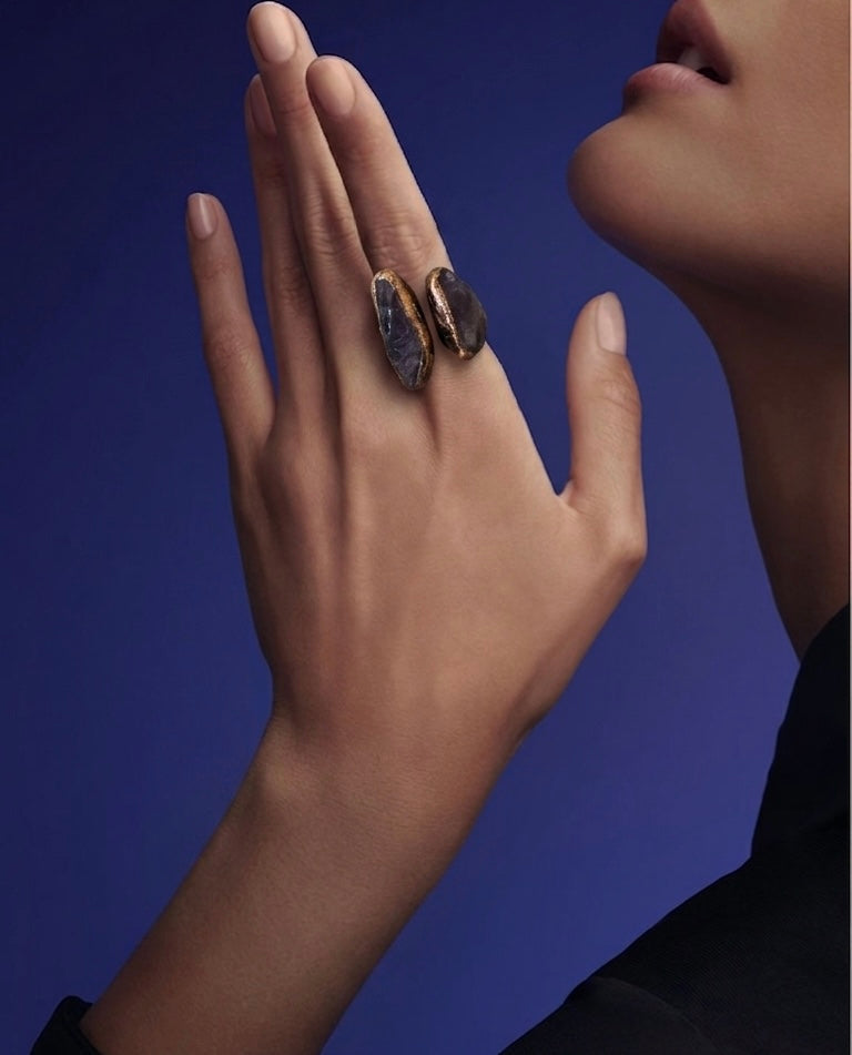 Gemme Naturelle Lily Ring