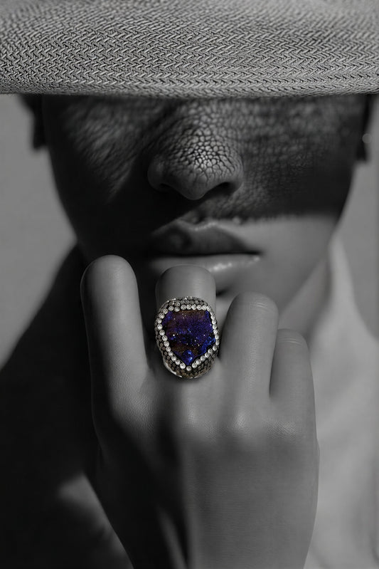 Blue Lagoon Statement Ring