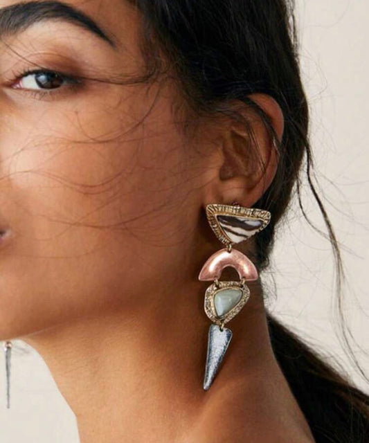 Multicolour Dangling Earrings