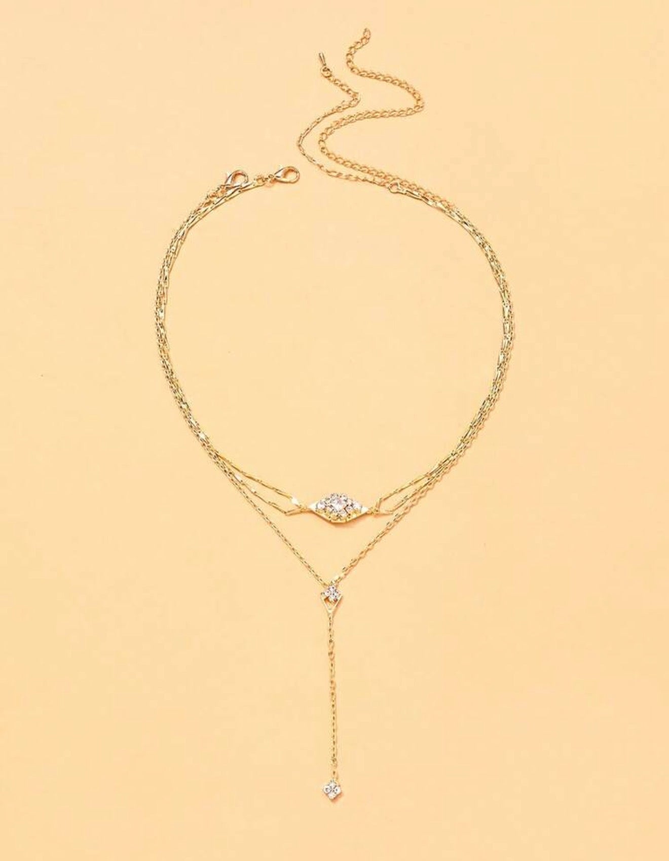 18K Gold Plated Lily Choker