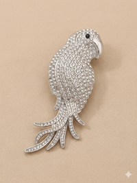 Majesté de Paon Brooch