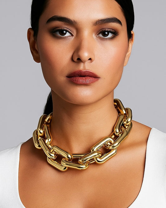 Oversized Golden Chain