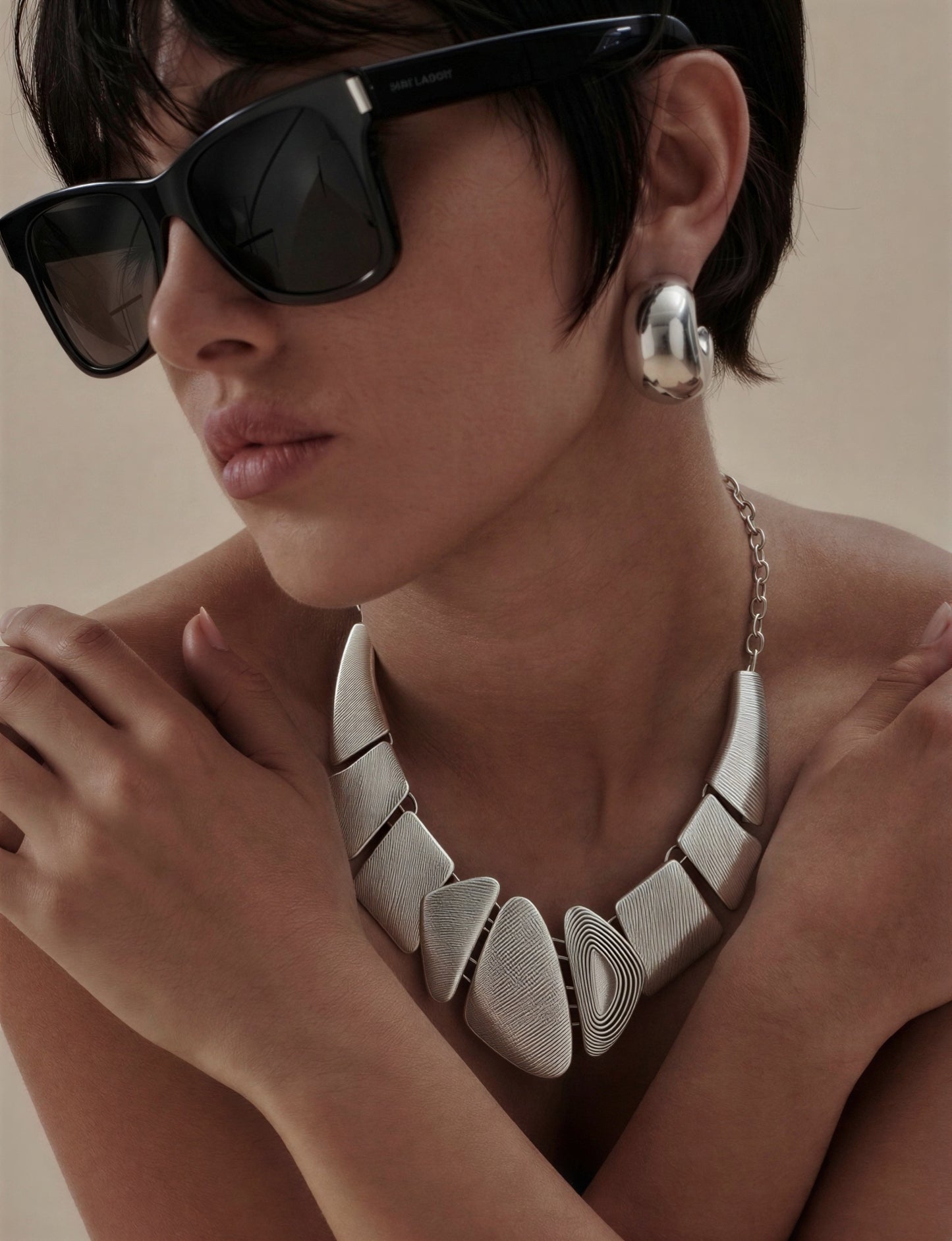 Argent Sculpté Necklace