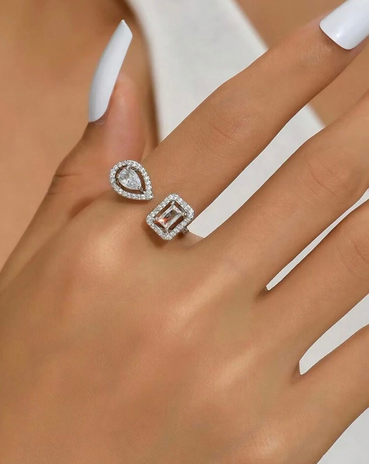 Chic Luxury Square Ring