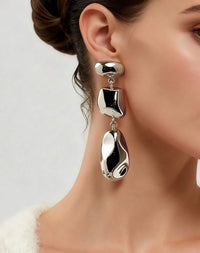 Lily Silver Drop Earrings