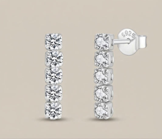 Soirée 925 Sterling Silver Earrings