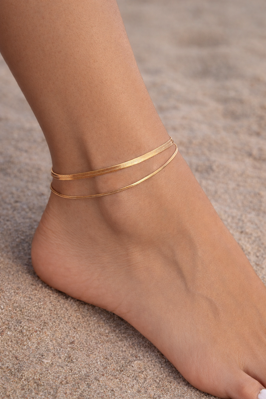 Double Snake Anklet