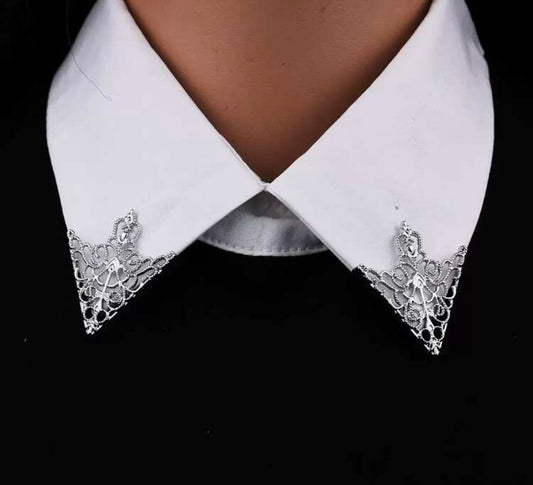 Two Pieces Vintage Collar Brooch Pin