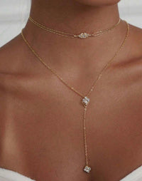 18K Gold Plated Lily Choker