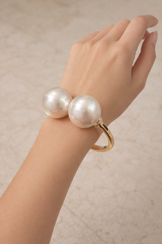 Double Pearl Cuff