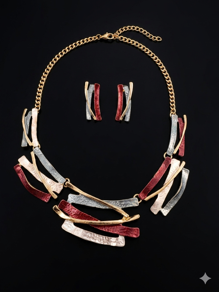 Lady Lily Necklace with Earrings Set
