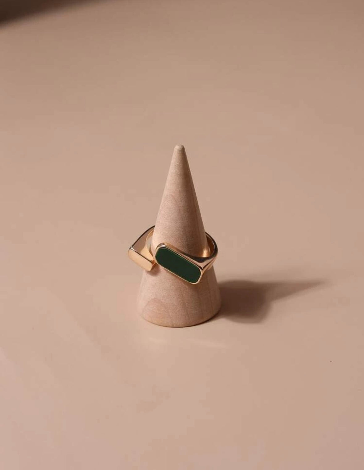 Olive & Nude Lily Ring