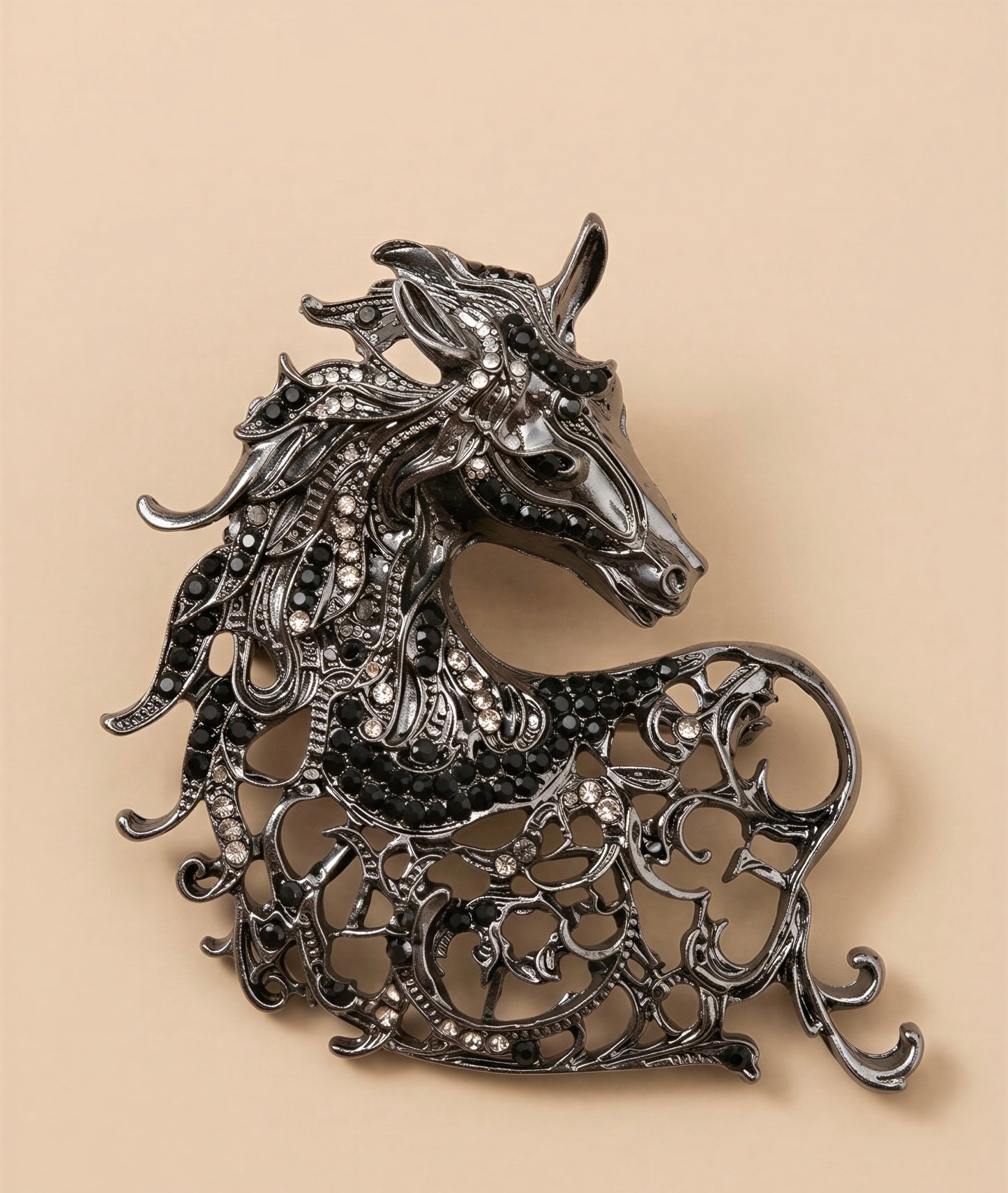 Gris Cheval Brooch