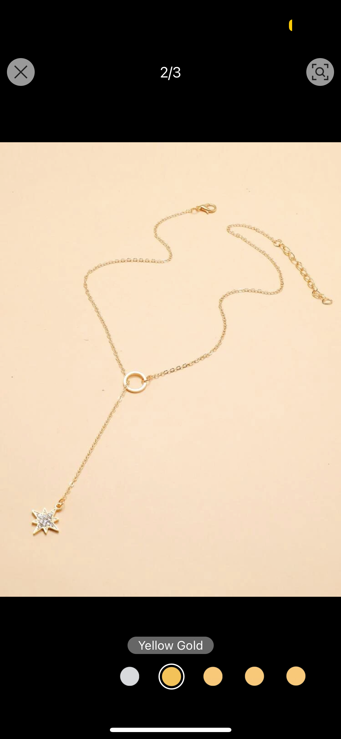 Star ShinyStone Necklace