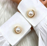 Lily Pearl Cufflinks
