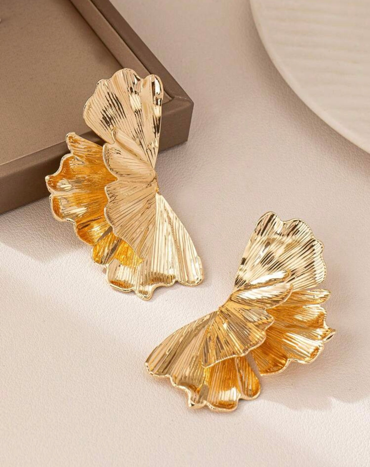 Gold Arena Earrings