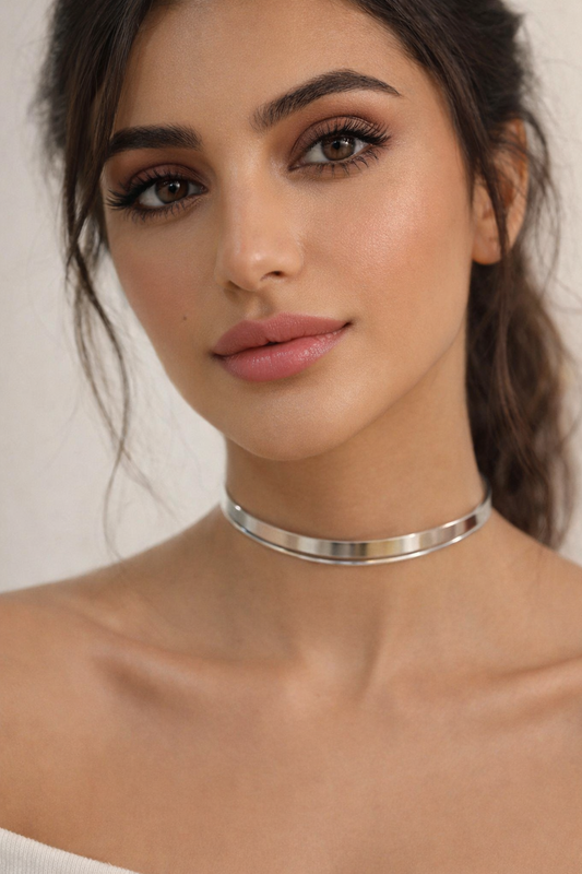 Silver Stainless Steel Choker