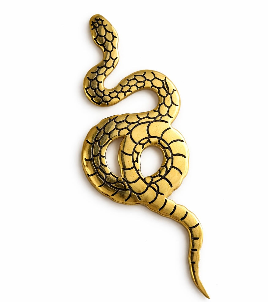 Venom Gold Brooch