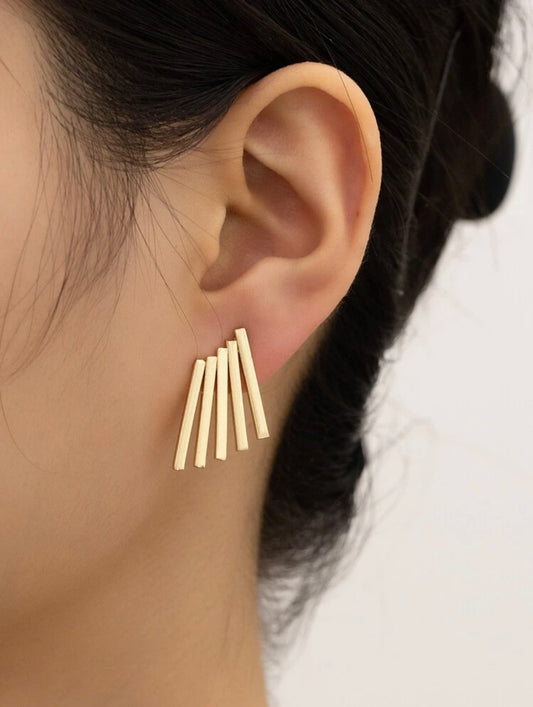 Minimalist Copper Earrings