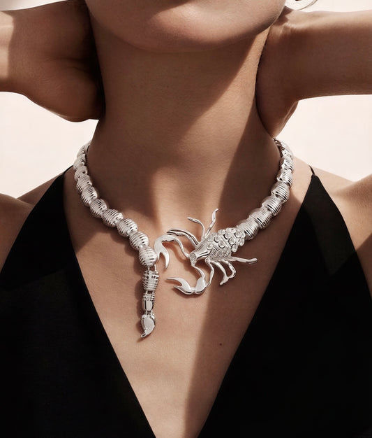 Scorpio Silver Necklace