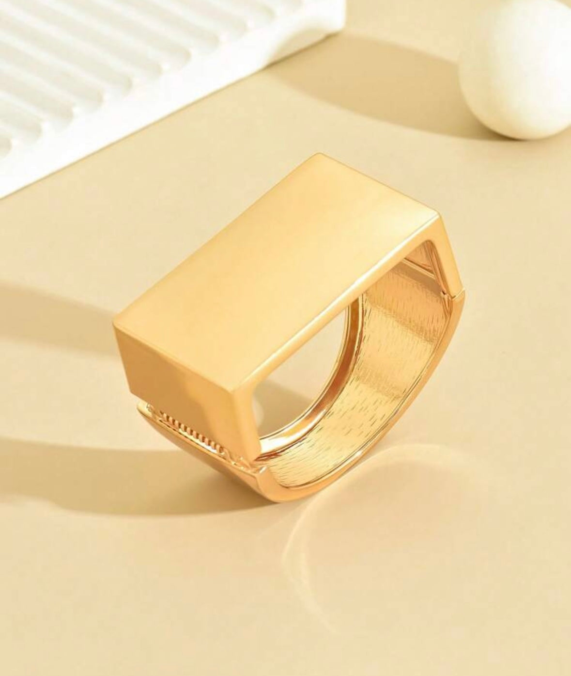 Squared Lily Bangle