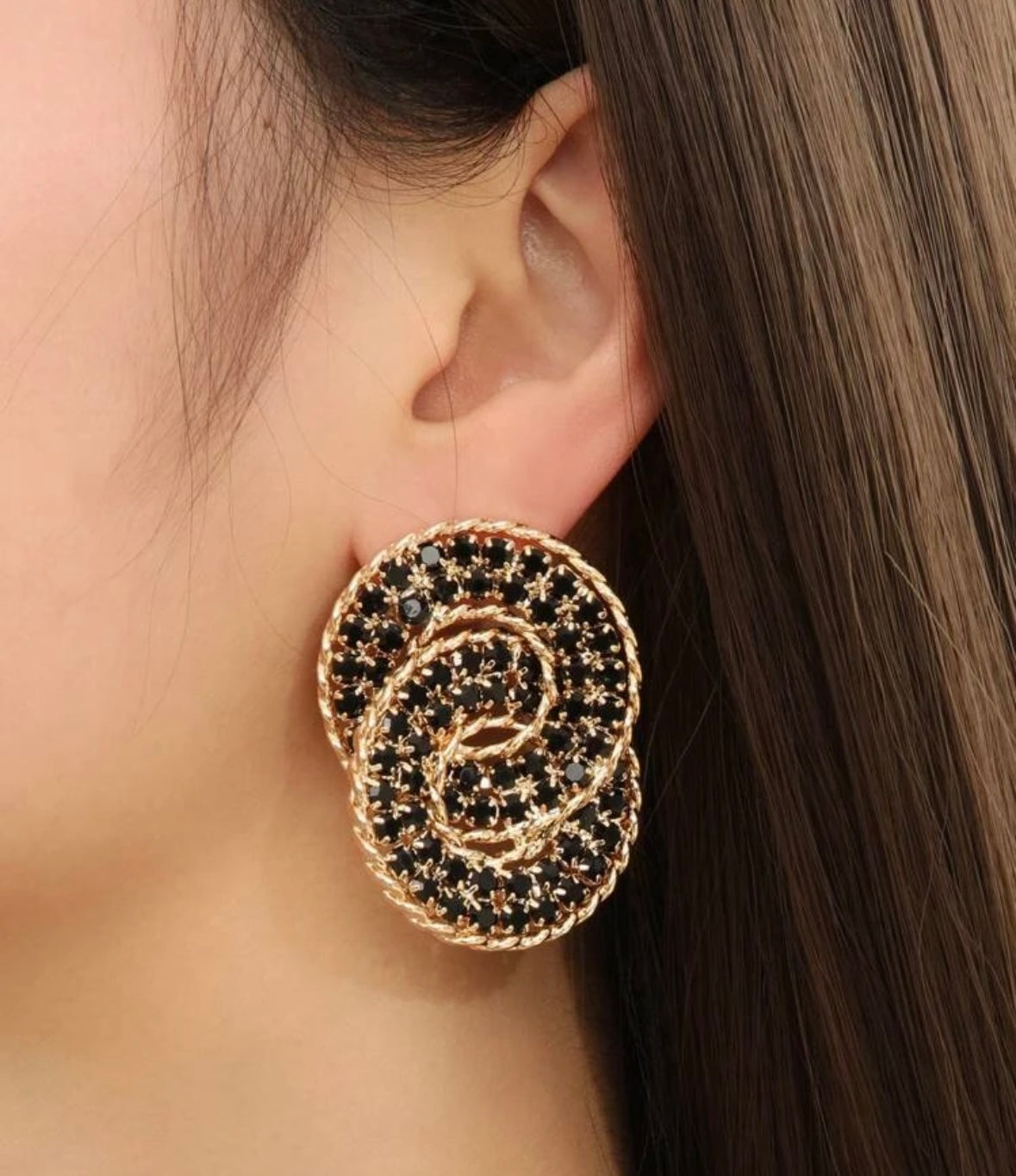 Winter Circle Earrings