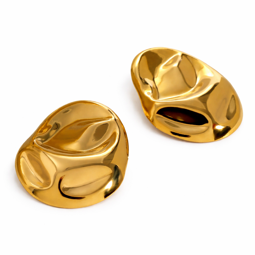 Stainless Steel Classic Courbe Earrings