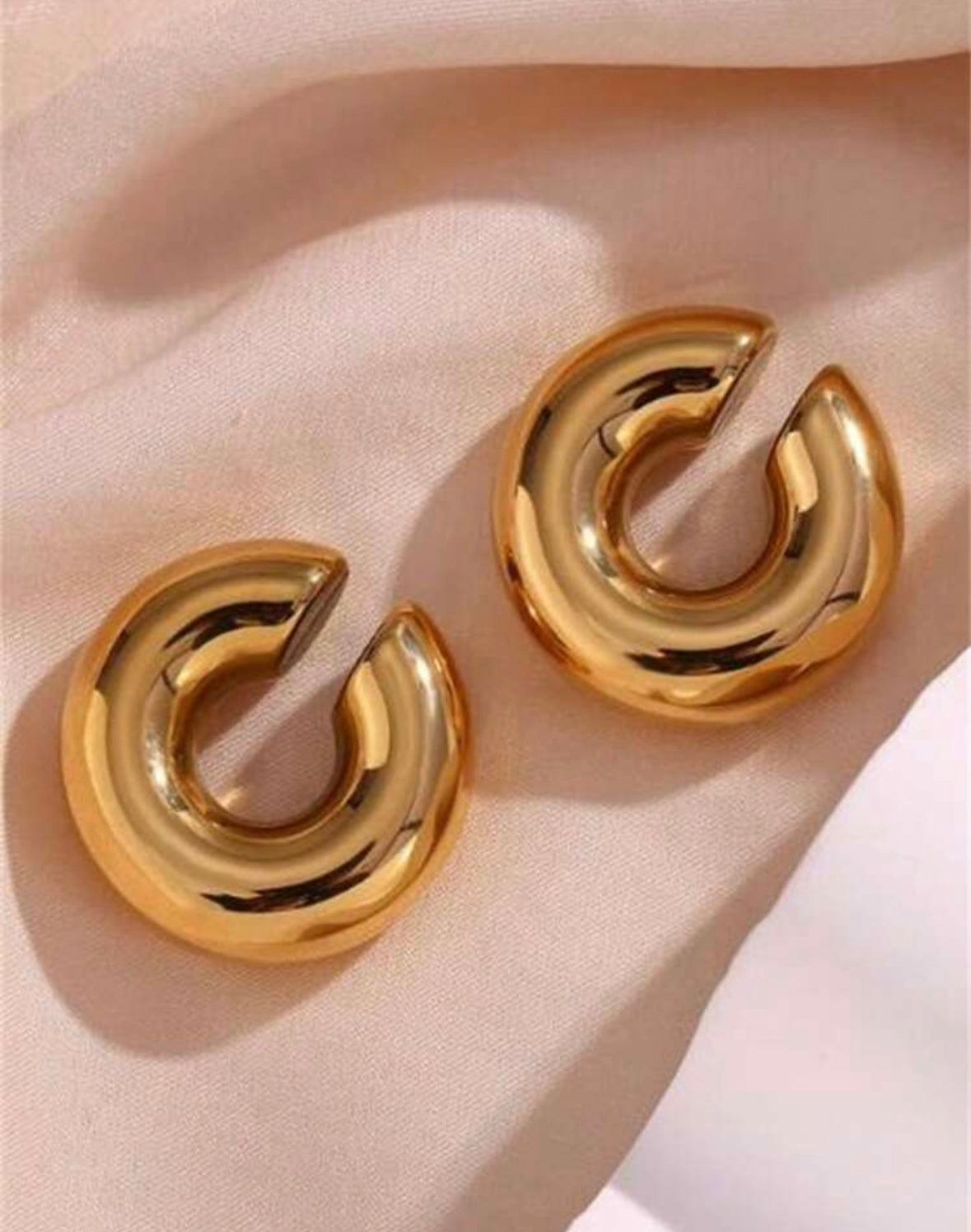 Enlarged Ear Clip Earrings - Per Piece