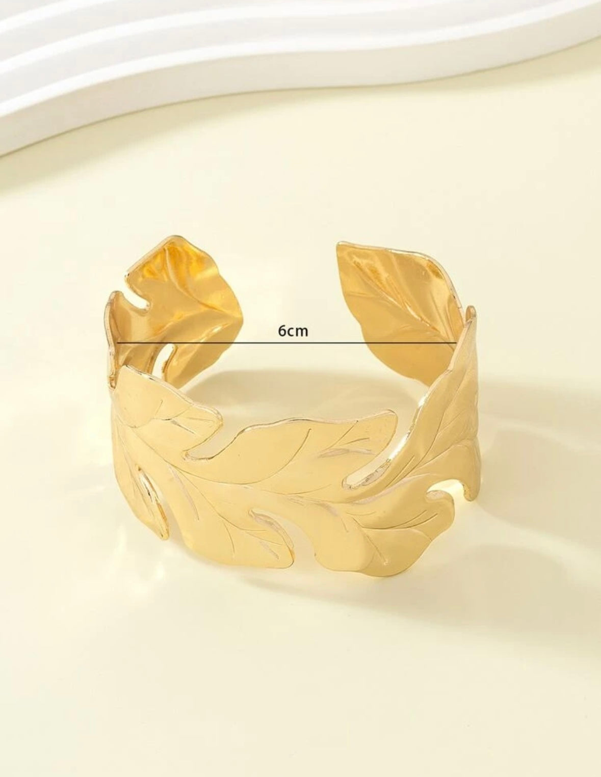 Leaf Cuff Bangle