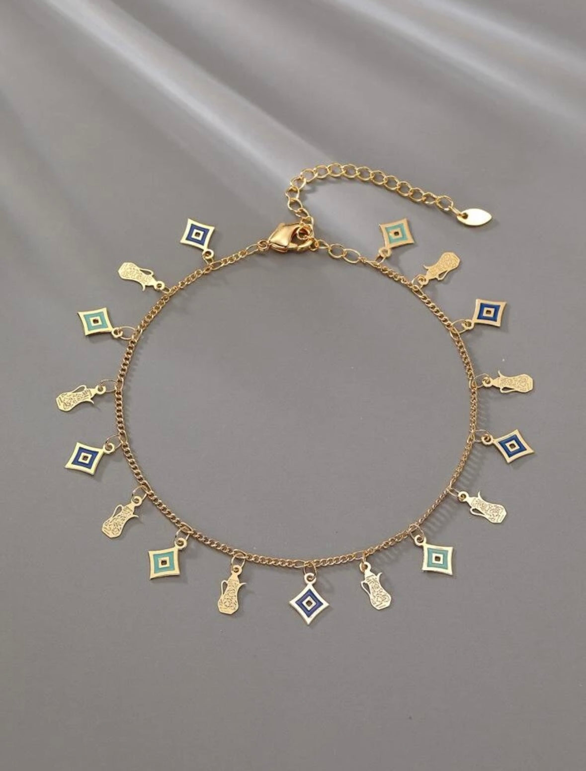 Simple Pendant Anklet