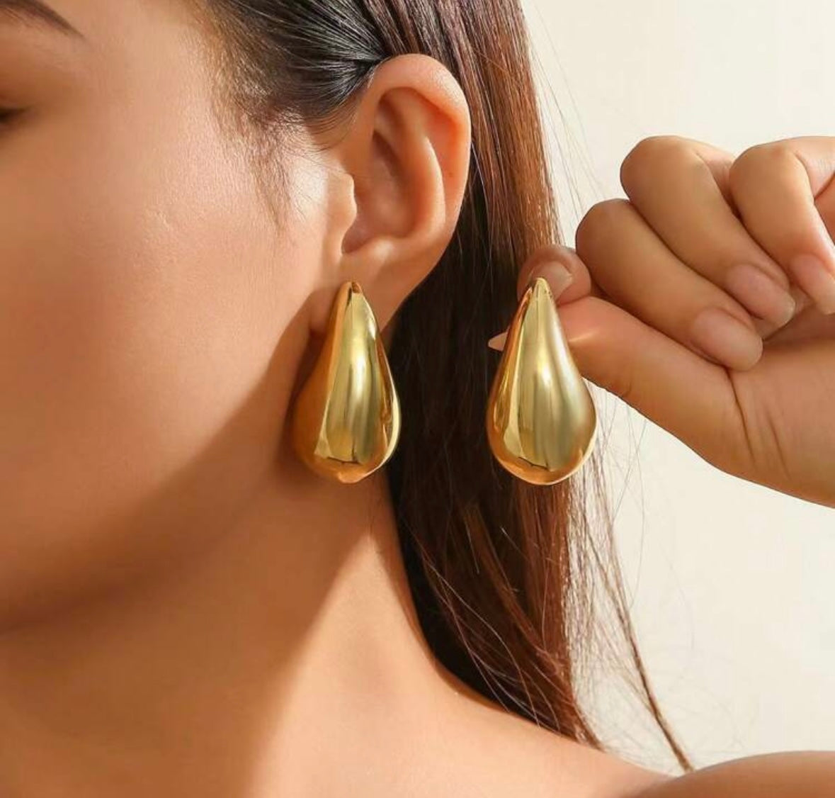 Giant Water Drop Earrings