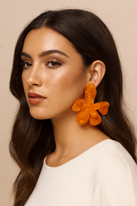 Orange Beach Vacation Earrings