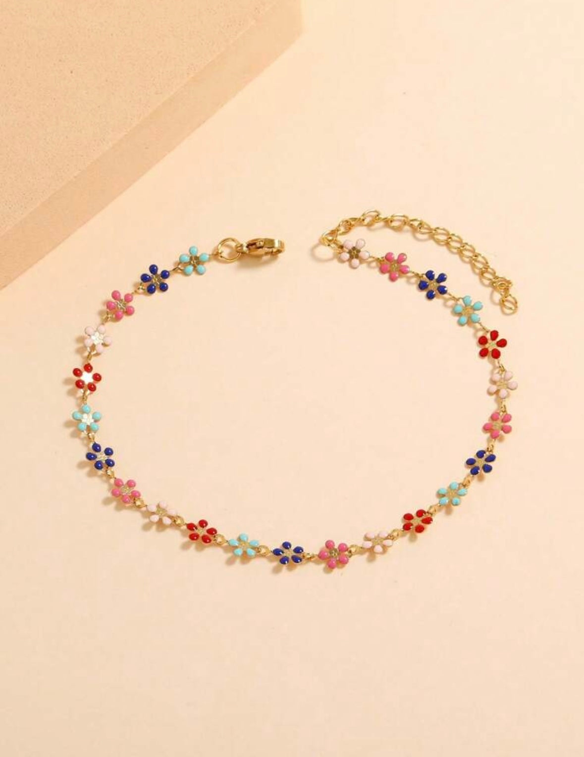 Stainless Steel Super Flowery Anklet