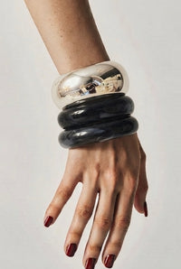 Noir Argentée 3 Pieces Set Bangle