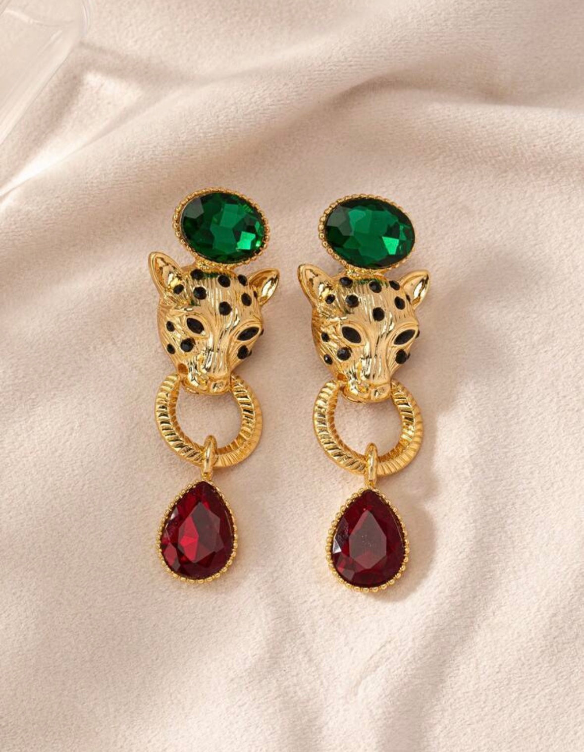 Leopard 3D Earrings