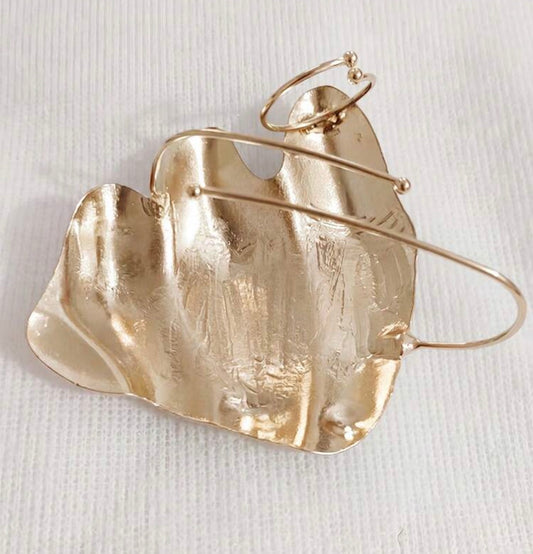 Silver Matt Statement Hand Shield