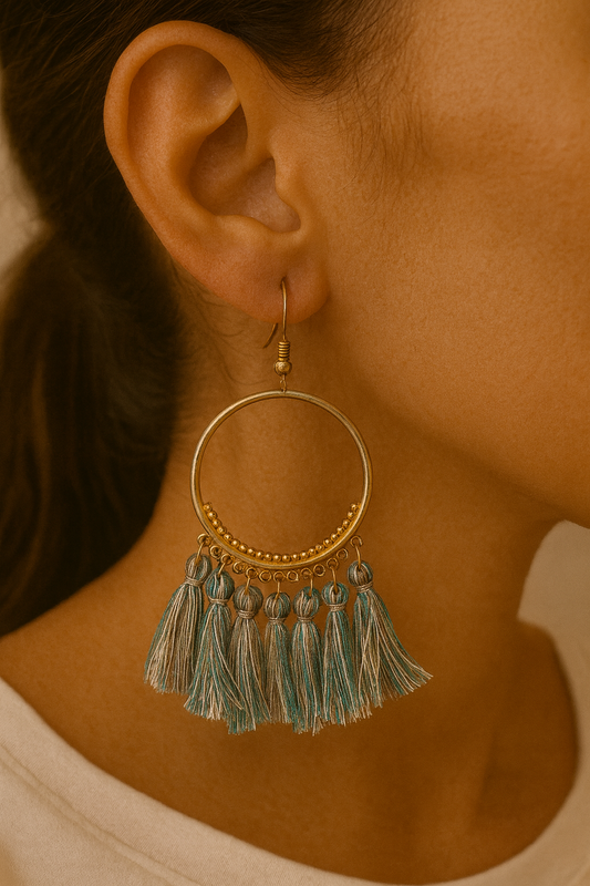 Ocean Tassel Earrings