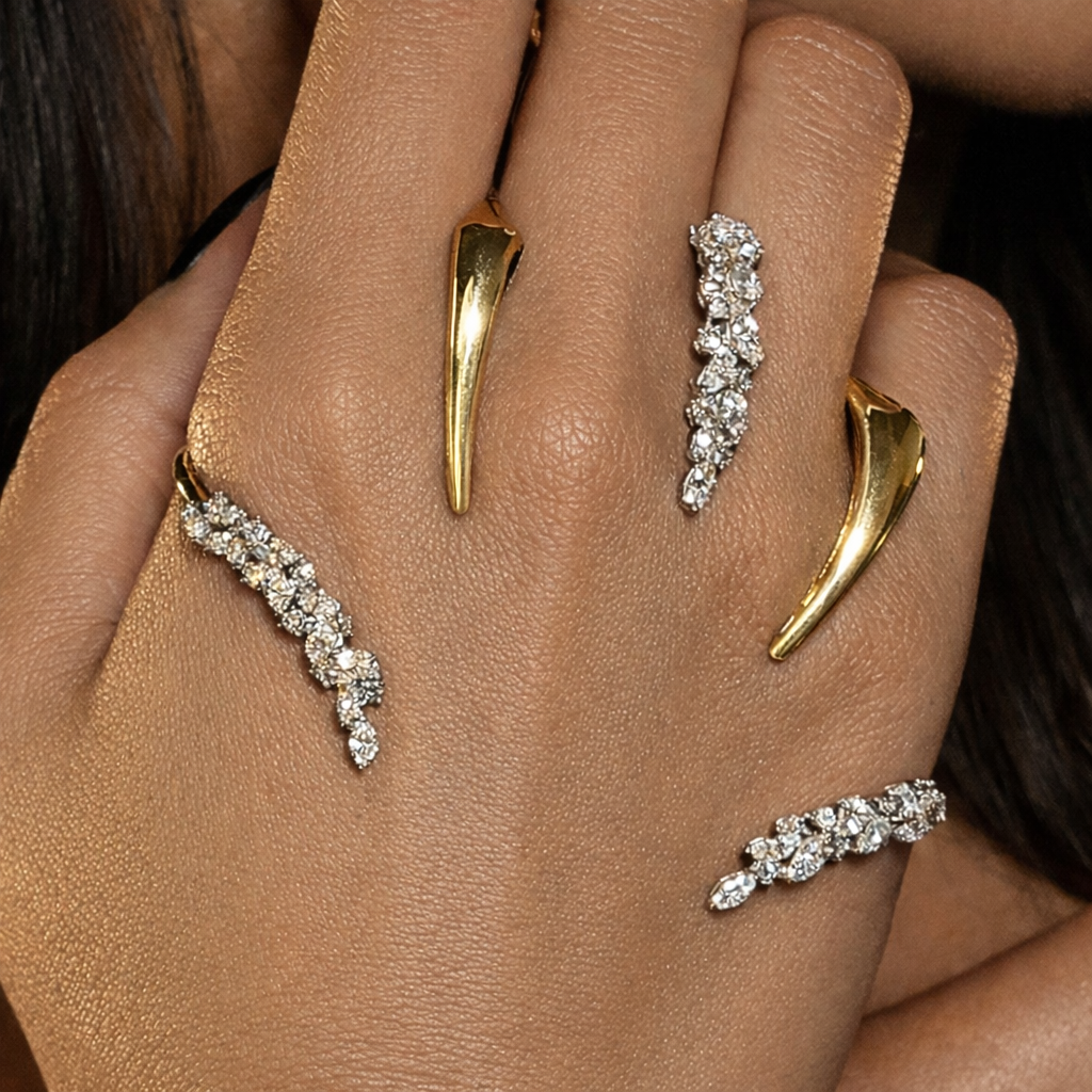 Golden Claw Ring