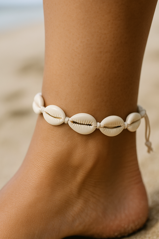 White Shell Anklet