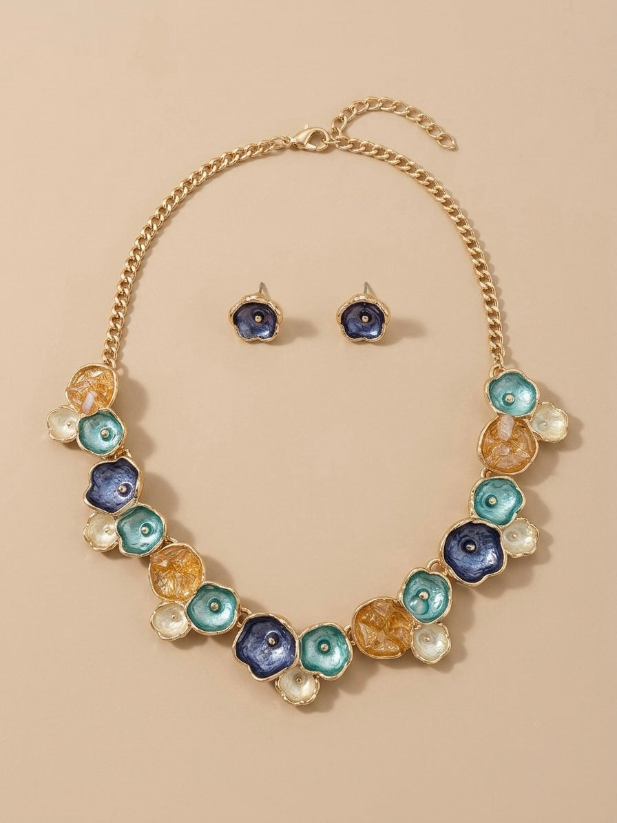 Bonbon Précieux Earrings and Necklace Set