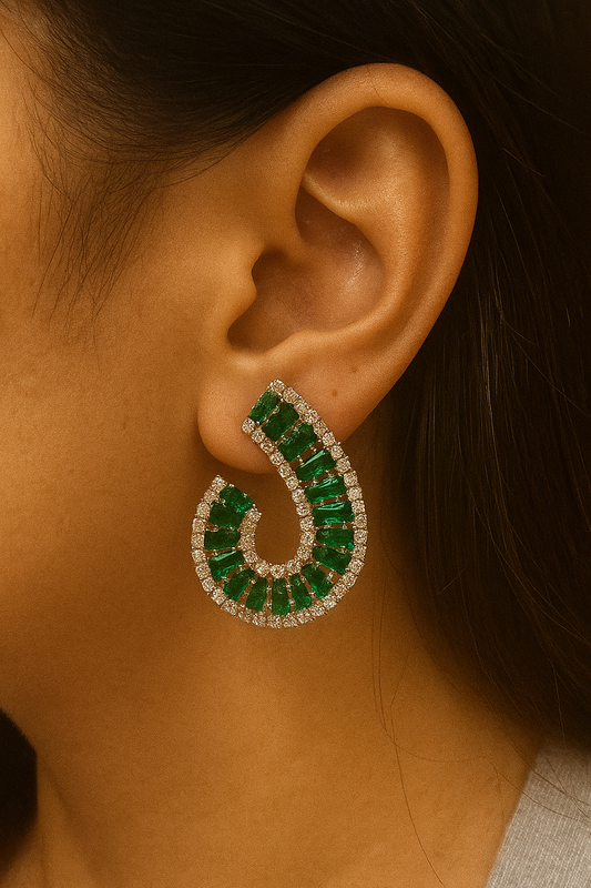 The Emerald Special Earrings