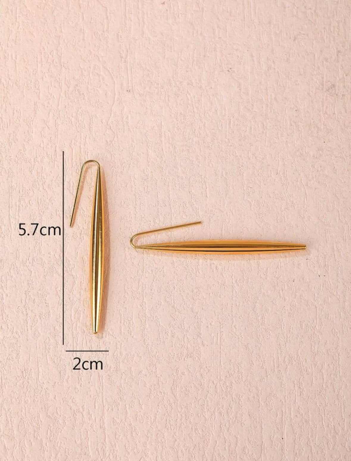 Long Stud Stainless Earrings