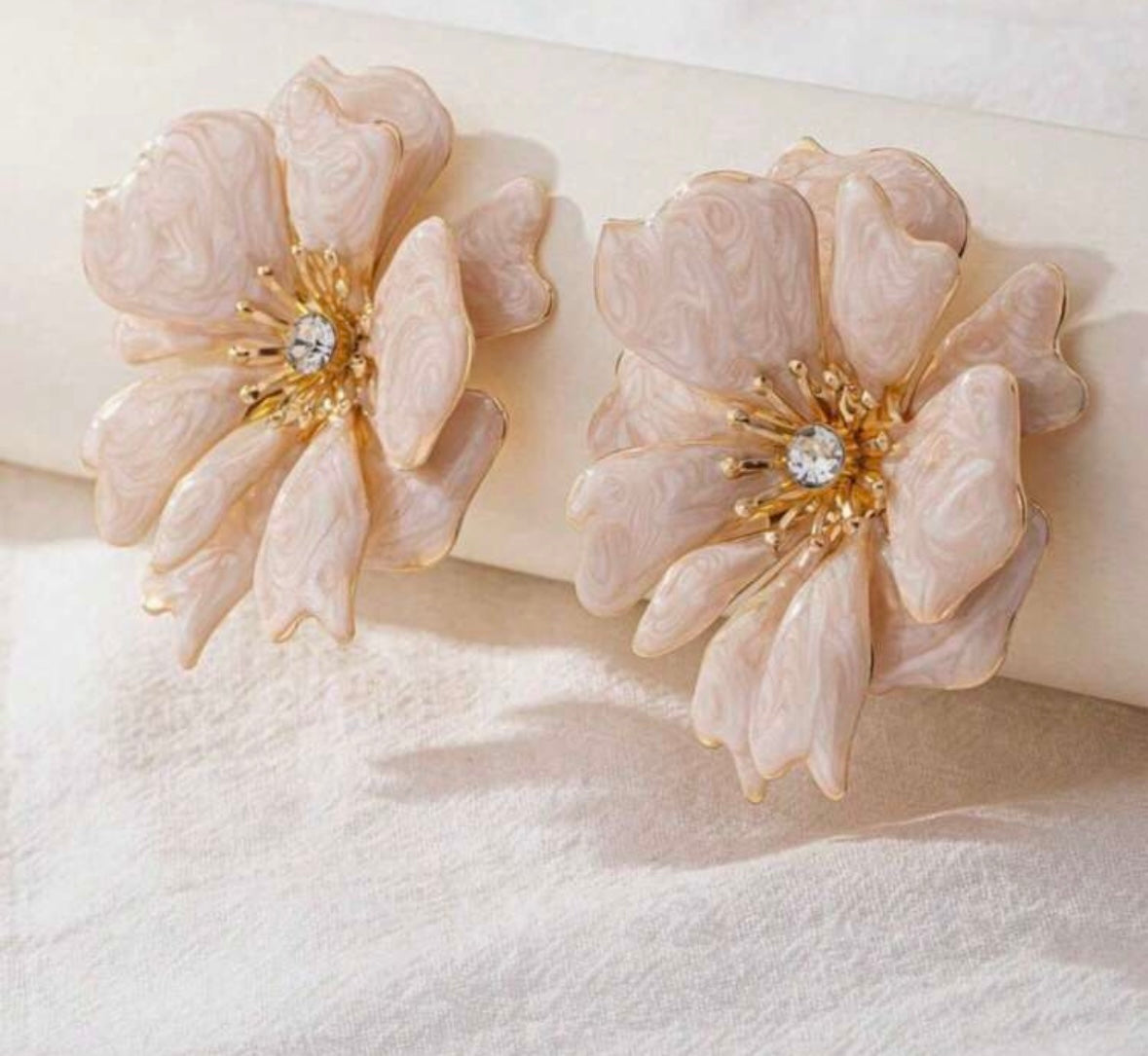 Crystal Dusty Pink Earrings